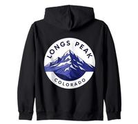 Longs Peak Colorado Mountain Souvenir Randonnée Escalade Sweat à Capuche