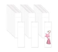 Longs Sacs en Cellophane Auto-adhésifs 200 Pièces 5x15cm Clairs Sachets avec Fermeture Adhésive Transparents Sacs en OPP Plastique Autocollant 50µm pour Bonbons Huile Pastel Chaîne de Clés Collier