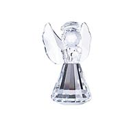 LONGSHENG Figurine d'ange en cristal - Ornements en verre - Cadeau de Noël à collectionner pour la maison et le bureau