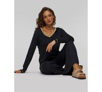 Longsleeve Bleu Marine Pour Femmes The Upside Greenwich Lena Usw125075-navy L