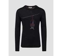 Longsleeve Noir Pour Hommes Icebreaker Mer 150 Tech Lite Ls Ib0a573y-1 M
