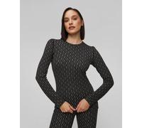 Longsleeve Thermoactif Noir Pour Femmes Icebreaker Mer 260 Vertex Ls Crewe Ib0a574k-672