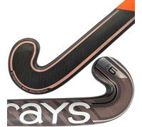 Longstreth Grays 65 Carbon Quotient Crosse de hockey sur gazon - Profil Controlbow pour débutants et jeunes - Idéal pour les jeux en plein air - 92,7 cm