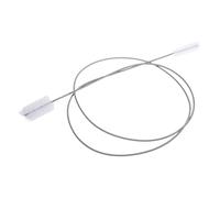 Longue brosse flexible pour nettoyage de tuyau, poils flexibles à double extrémité, tube en acier inoxydable, brosses filtrantes d'aquarium, adaptateur de robinet