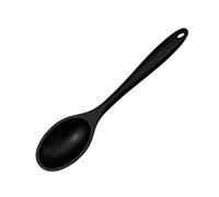 Longue cuillère à mélanger en silicone anti-adhésif pour la cuisine et le mélange