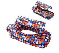 Longue de Camping Gonflable en Polyester - Gonflable Portable avec Assemblage Facile, Utilisation Confortable | Siège extérieur pour Plage Piscine Jardin Voyage randonnée Vacances détent