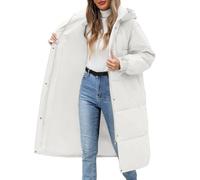 Longue Doudoune Femme Doudoune Femme Longue Thick Down Cotton Cotton For Women Korean Version Loose And Long Over The Knee Winter Coat Manteau Hiver Court Très Chaude White L