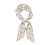 Longue écharpe en satin de soie WHJSSF Transportation Collection Motif accessoires de vêtements doux et confortables pour rendez-vous, voyage fête