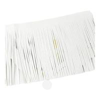 Longue frange à pompons 1/2M 10-30cm 3.0mm Colored Faux Leather Tassel Fringe Lace Ribbon For Bag Clothes Handbag Decoration Trims DIY Sewing Accessories(Beige-1Meter,3.0mm-10cm)