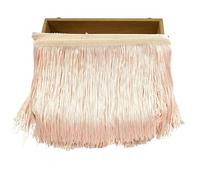 Longue frange à pompons Franges en polyester, 5/10 m, 20 cm, for vêtements, rideaux, robes latines, garnitures, rubans, sacs, accessoires de couture(Color31,20cm-5Meters)