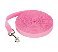 Longue laisse de remorquage en nylon pour chien, 6 couleurs, 1,5 m, 1,8 m, 4,5 m, 6 m, 10 m - Laisse de dressage pour chien et chat (rose, 10 m)