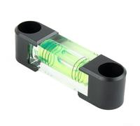 Longue perle de niveau à bulle magnétique horizontale en plastique pour niveau de cylindre avec fonctions linéaires et magnétiques optionnelles à 2 fils/3 fils, 15 × 15 × (3 fils sans aimant)