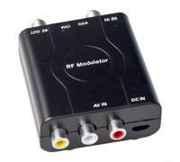 Longue portée pour RCA vers modulateur coaxial CVBS vers signal RF longue | Idéal pour connecter des consoles de jeux, des lecteurs DVD, des magnétoscopes et des caméras à des téléviseurs plus anciens