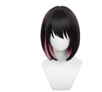 Longue queue de cheval bouclée à clip Perruque Perruques de cosplay en cheveux synthétiques for femmes, perruque Bobo courte de 32 cm, perruque résistante à la chaleur