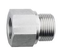 Longue réduction de remplacement G 3/8 a., G 1/4 i., PN max. 630 bar, acier inoxydable 1.4571