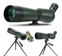 Longue-Vues, Hunting Spotter Scope for Shooting Targets, Telescopes-Waterproof Scope with BAK4 Prism Tripod Phone Adapter Carry Bag, for Target Shooting Bird Watching Hunting Wildlife. (GN0018-70G)