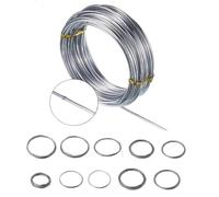 Longueur 1 mètre, 5 mètres, 10, diamètre 0,2 mm - 3, câble en acier inoxydable 304, fil dur brillant simple, différentes longueurs Pour Corde À Linge, Rambarde(0.15mm 10 meters)