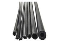 Longueur 2M À 100M ID 1mm À 8mm Petit Tube En Silicone Noir Résistance Aux Hautes Températures Tuyau En Silicone De Couleur Noire Manchon En Silicone(Length 100M,ID4mm OD6mm)
