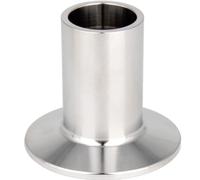 Longueur 50/60Mm 3/4 "1" 2 "3" tuyau OD 19mm-76mm acier inoxydable SS304 raccord sanitaire Tri pince Feerule brassage à domicile(Color:Height 60mm,Size:89mm x ferrule 106)