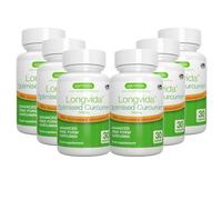 Longvida Curcumin - Curcumine Optimisée, 500 mg, 285x Plus de Biodisponibilité, Cliniquement Prouvé, Vegan, 180 Capsules - par Igennus