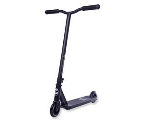 Longway Adam Trottinette Stunt - Robuste - en Aluminium trempé 6061 T6 - ABEC 9 - Roues de 110 mm - Frein Flexible - Trottinette Amusante - Noir