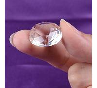Longwin Lot de 10 diamants de cristal 20 mm de largeur, claire