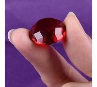 Longwin Lot de 10 diamants de cristal 20 mm de largeur, Red