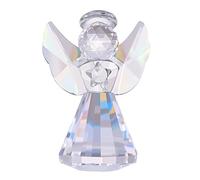 LONGWIN Mini Figurine en Cristal en Forme d'ange de Noël Décoration en Verre Cadeau à Collectionner pour Enfants