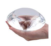Longwin - Presse-papier 120 mm en Cristal Design Diamant Plusieurs Facettes - Décoration pour la maison - Couleur unie