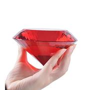 Longwin - Presse-papier 120 mm en Cristal Design Diamant Plusieurs Facettes - Décoration pour la maison - Couleur unie