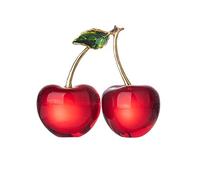 LONGWIN - Presse-papier en forme de cerise en cristal - Décoration de table