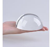 Longwin Presse-papier en forme de dôme en cristal grossissant 100 mm
