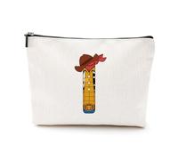 LONGXIN Trousse de maquillage personnalisée avec initiale de film A-Z monogrammée - Trousse de toilette - Cadeau amusant sur le thème du film - Cadeaux pour amateurs de films pour femmes et filles,