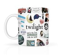 LONGXIN Twilight Merch Tasse pour amoureux de vampire Edward Girl Cadeau inspiré du film City of Forks Fourchettes Cadeau Washington Cadeau Twilight pour les fans de cinéma, filles et femmes, tasse à