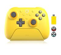 LONGYI 8Bitdo Ultimate 2 Bluetooth Controller avec Joysticks TMR pour Switch, PC Windows, Manette de jeu avec Gâchettes à Effet Hall/Tactiles Commutables, Anneau Lumineux RGB, Station de Recharge