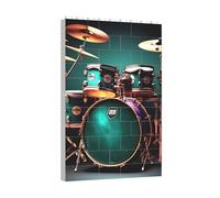 Longzehao Ensemble de batterie cool - Blocs de construction imprimés - Jeu de puzzle pour le développement du cerveau