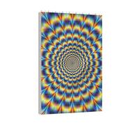 Longzehao Ensemble de puzzle illusion d'optique en spirale GIF - Blocs de construction pour le développement du cerveau