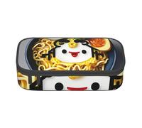 Longzehao Grande capacité avec compartiment pour coquetier, nouilles, ramen, trousse de rangement pour fournitures de bureau, Noir/blanc, One Size, Art déco.