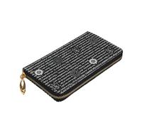 Longzehao Supernatural Inspiration Portefeuille en cuir de qualité supérieure avec fermeture éclair pour homme et femme avec blocage RFID