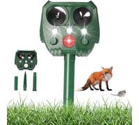 Longzhuo Répulsif Chat Ultrason, Exterieur Étanche pour Anti Chats Chiens | Détecteur de Mouvement Intégré | Efficace Contre Chats, Chiens, Souris, Ratons | Sécurisé pour Animaux Domestiques