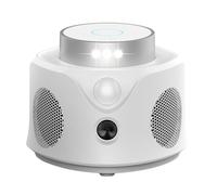 Longzhuo Répulsif Ultrason Souris et Rats 360° - Appareil Anti Rongeur Puissant avec LED, 3 Modes, Détection Infrarouge 3 Faces - pour Intérieur/Extérieur, Éloigne Rats, Souris, Cafards