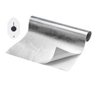 LongZYU Feuille Isolante Autocollant Isolation Thermique en Feuille Aluminium Fibre de Verre Feuilles Isolant Thermique Voiture Pare Chaleur Adhesif Matériau Réfléchissant pour Tuyau , 30 x 300 cm