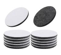 LongZYU Lot de 12 disques de polissage en feutre de 75 mm pour ponceuse excentrique Bosch - Tampons de polissage en feutre - Pour bois, marbre, métal