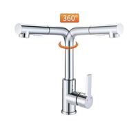 Lonheo Robinet de cuisine monocommande mélangeur avec douchette extractible