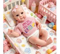 Lonian 12 Pouces poupée bébé en Silicone Corps Entier Fille réaliste bébé Reborn poupées Nouveau-né réalistes Qui ressemblent à de Vrais bébés