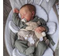 Lonian 17 Pouces poupée Nouveau-née poupée bébé Reborn réaliste poupées pour Tout-Petits Corps en Vinyle Lavable à la Main poupée Reborn Qui a l'air d'un Vrai bébé