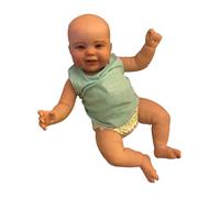 Lonian 24 Pouces 60cm Reborn Baby Doll avec Corps Doux au Toucher réel pour Enfants Jouer Jouet Cadeau de Noël (Brown Eyes)