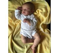 Lonian Poupée reborn nouveau-né de 50 cm, poupée de collection d'art avec toucher doux et réaliste de qualité, cheveux dessinés à la main