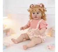 Lonian Poupées bébé Reborn Filles en Silicone 26 Pouces 66cm bébés réalistes Enfant en Bas âge réaliste Qui Ressemble à la Vraie Vie Nouveau-né Yeux Ouverts