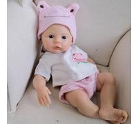 Lonian Poupées Reborn 12 Pouces 30cm Corps en Silicone Liquide Souple et Complet poupées Nouveau-nées réalistes dans la Vraie Vie comme des bébés Reborn